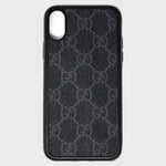 Black GG Repurposed iPhone Case - Cloud Accessories, LLC