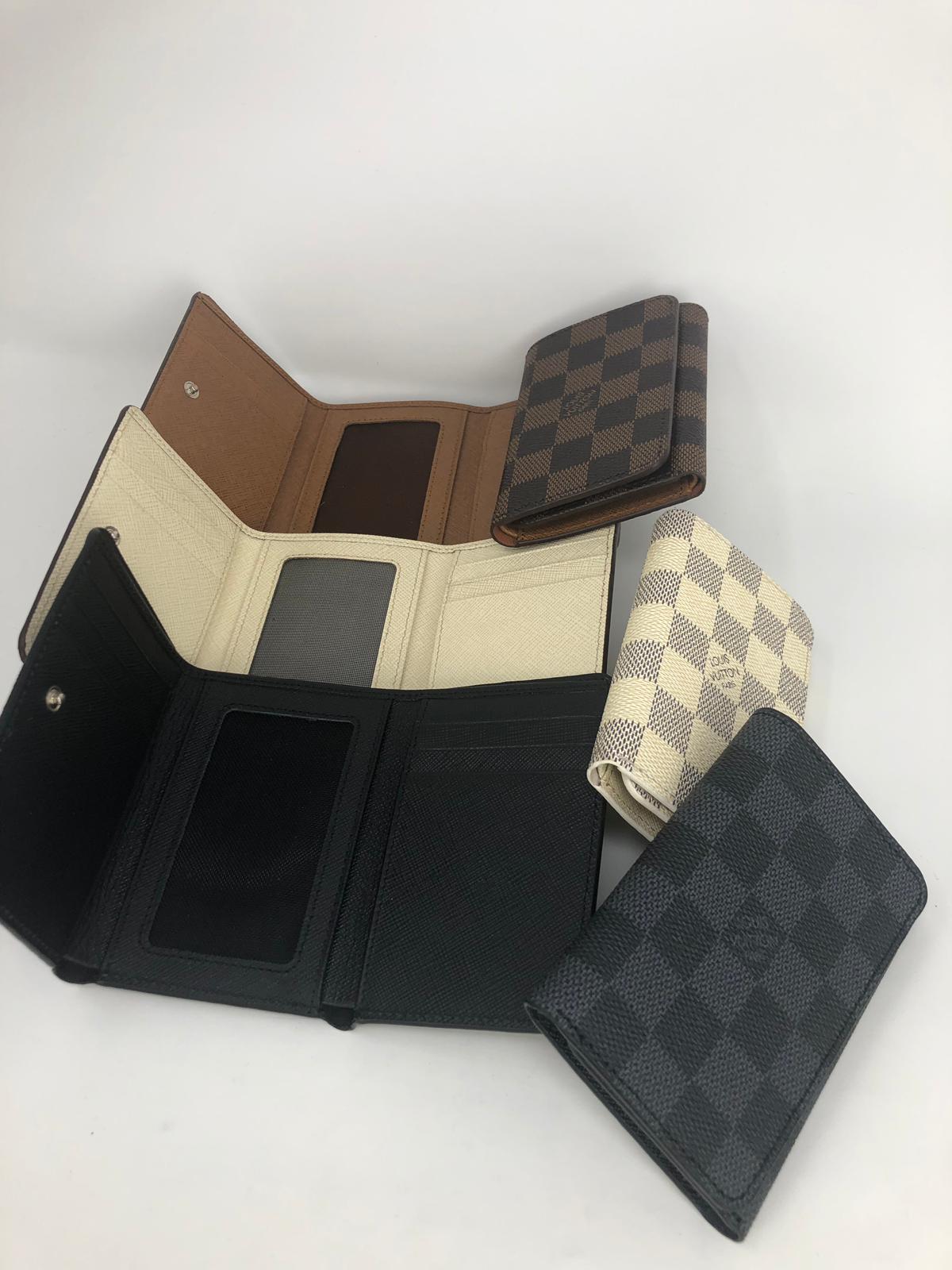 Damier Azur Repurposed LV Trifold Wallet