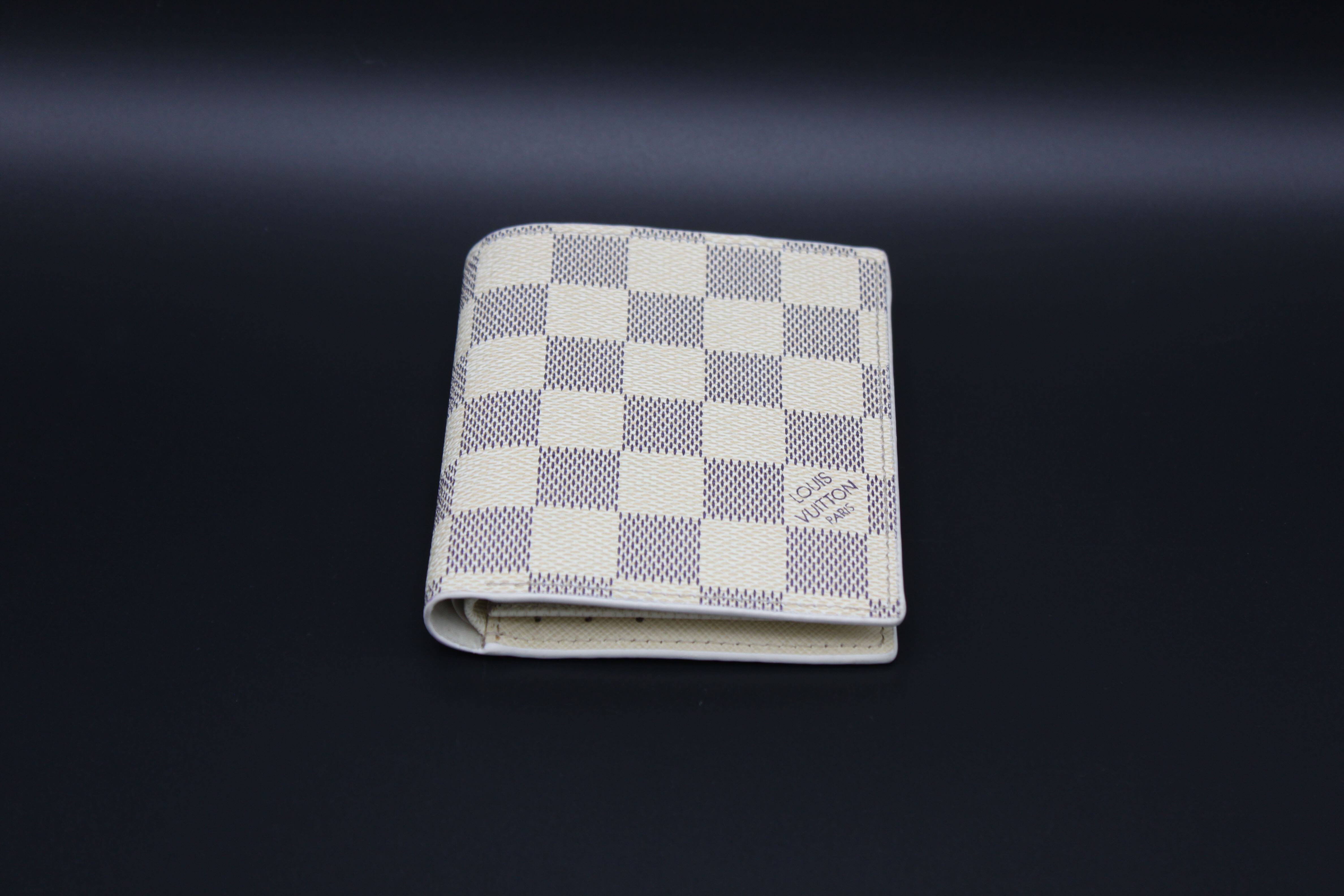 Damier Azur Repurposed LV Folded Wallet