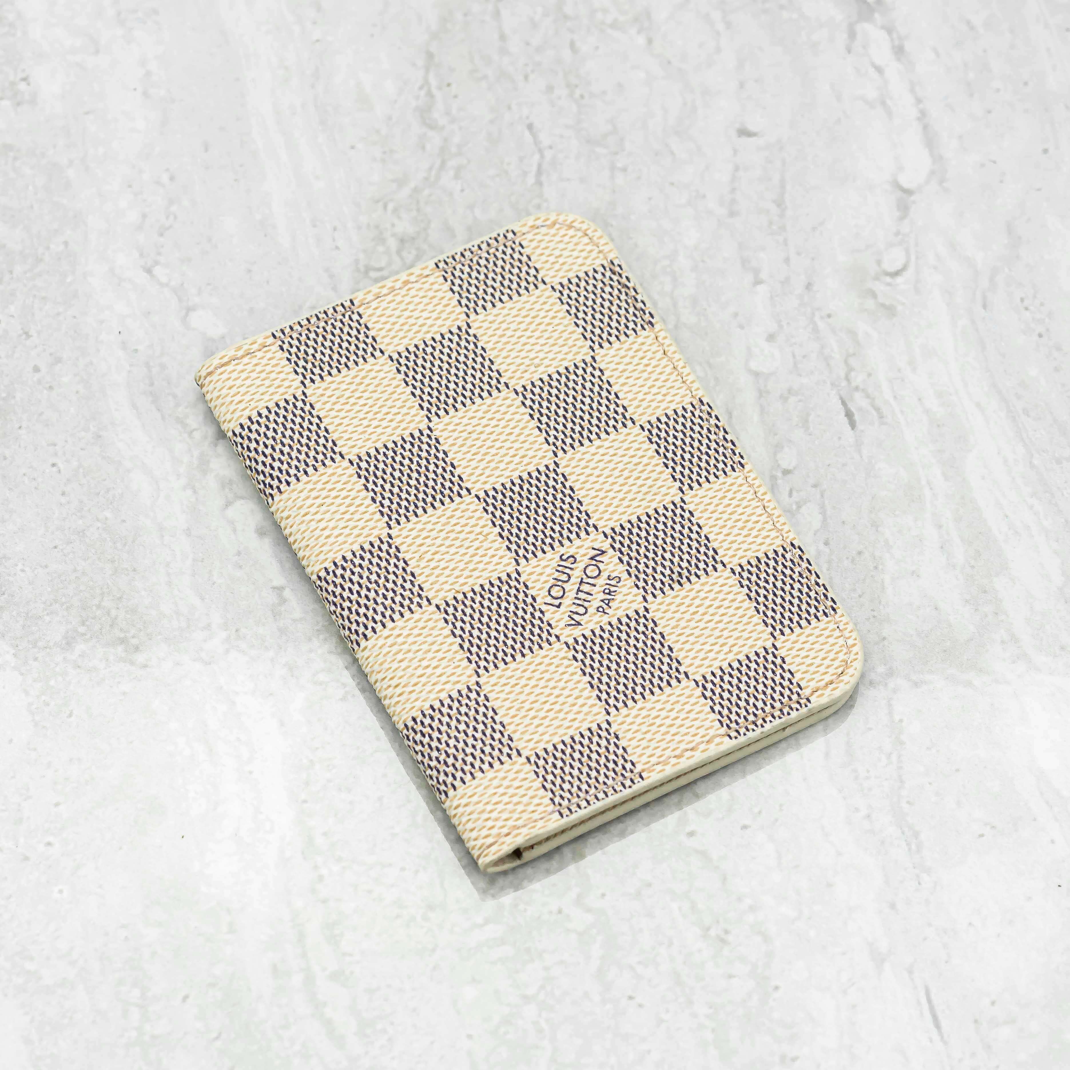 Damier Azur Repurposed LV Folded Wallet