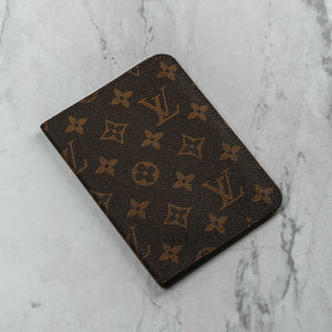 Brown Monogram Repurposed LV Large Passport Wallet