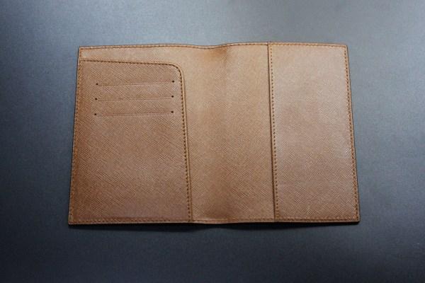 Brown Monogram Repurposed LV Passport Wallet