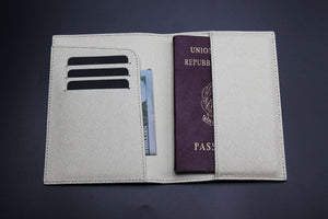 Brown GG Repurposed Passport Wallet
