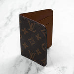 Brown Monogram Repurposed LV Folded Wallet