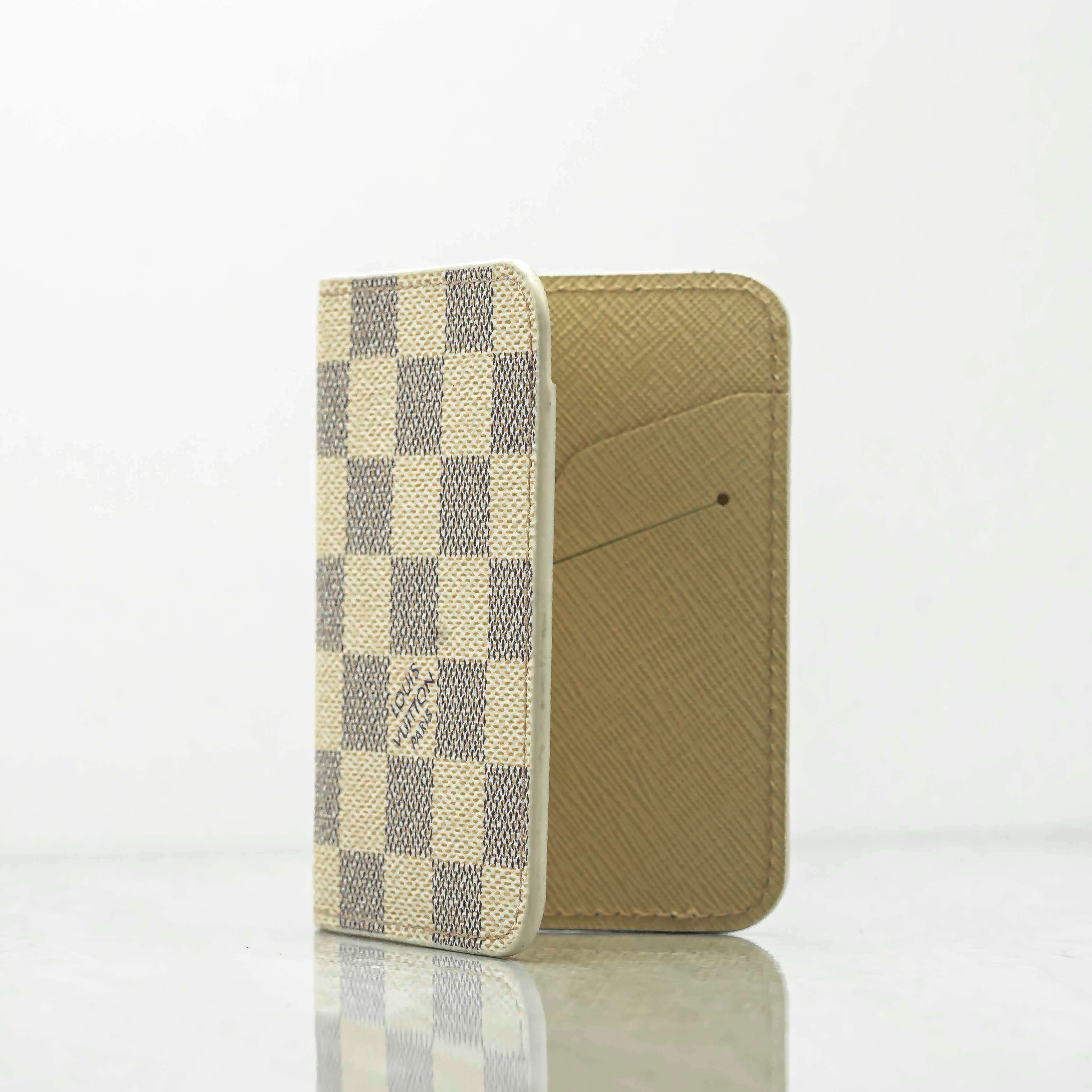 Damier Azur Repurposed LV Folded Wallet